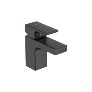 Hansgrohe - Vernis Shape egykaros mosdócsaptelep 70 fekete automata lefolyóval