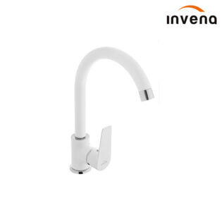 Invena - Dokos konyhai csaptelep fehér/króm