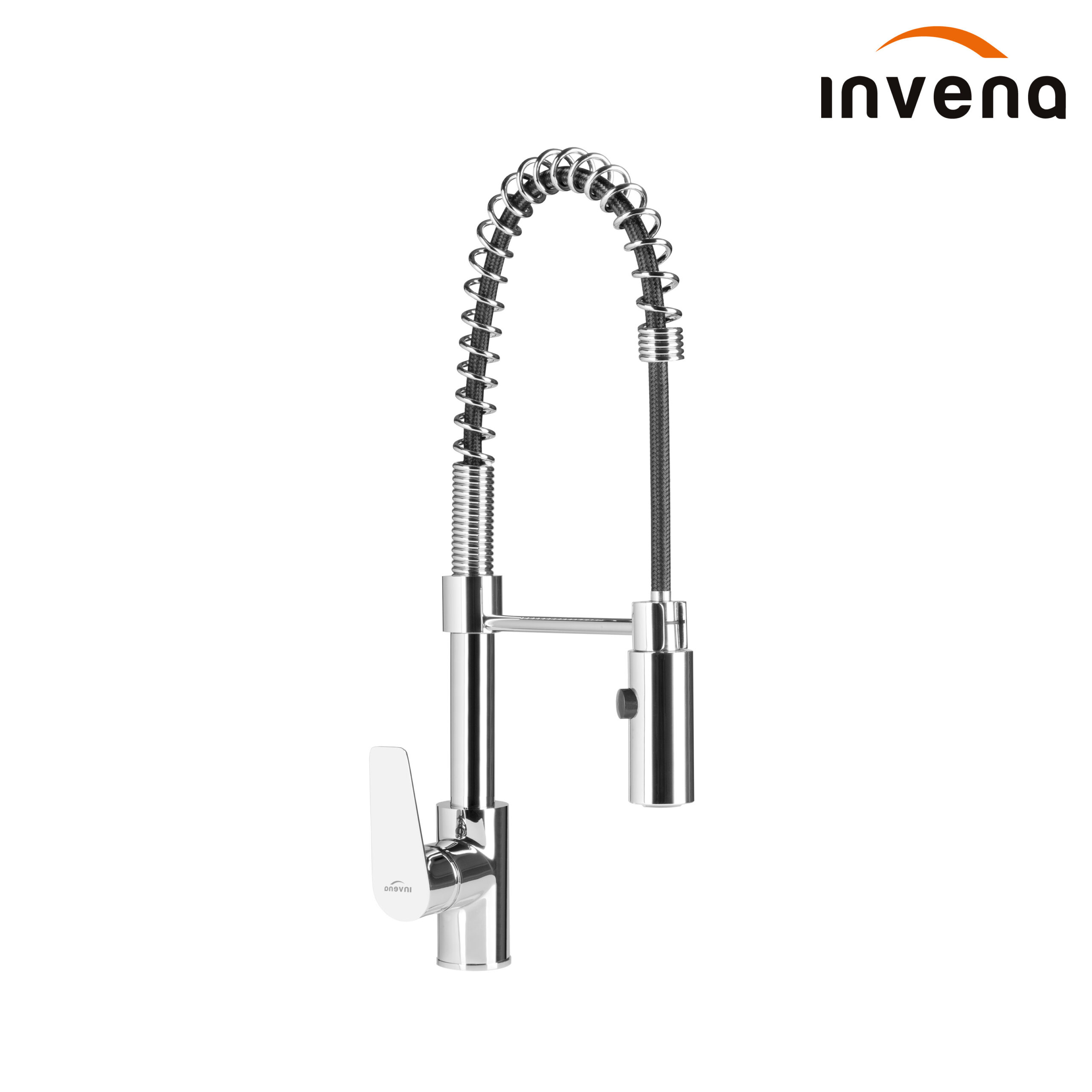 Invena - Dokos konyhai csaptelep, 2 funkciós kifolyóval, króm