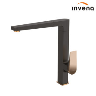 Invena - Midnight konyhai csaptelep, fekete/rosegold
