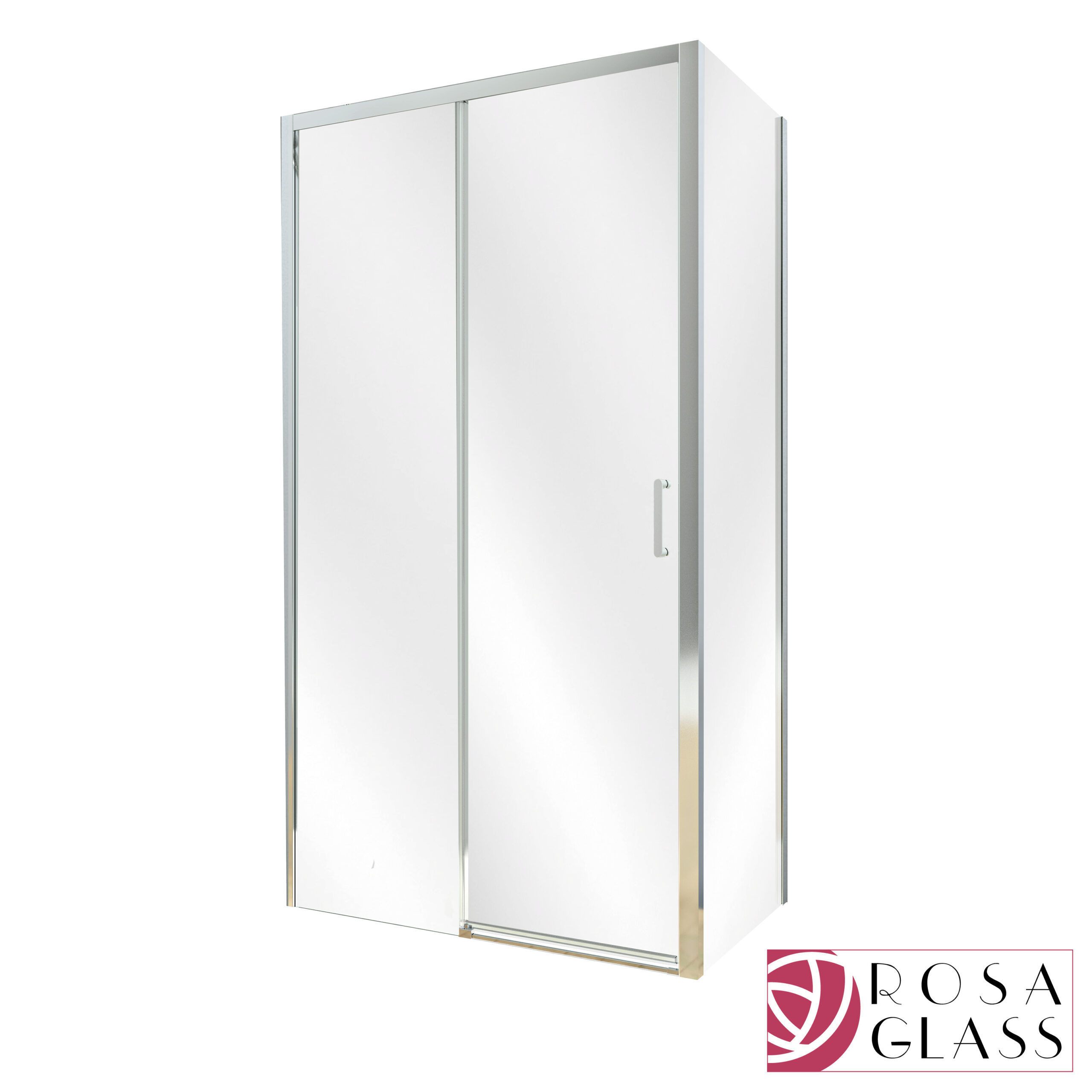 Rosa Glass - Corsica zuhanykabin, króm profillal