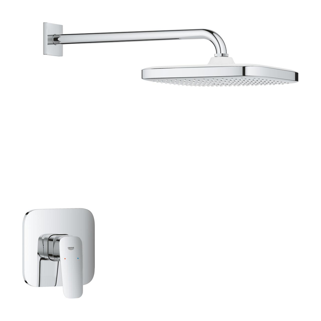 GROHE Cubeo Rejtett zuhanyrendszer Tempesta 250 fejzuhannyal, króm - 1053340000