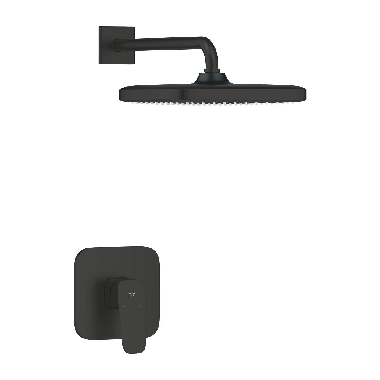 GROHE Cubeo Rejtett zuhanyrendszer Tempesta 250 fejzuhannyal, matt fekete - 1053342430