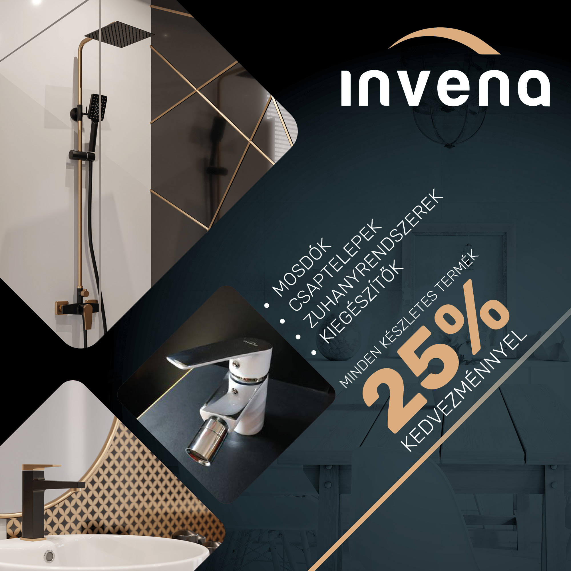 Invena készletes termékek 25% kedvezménnyel