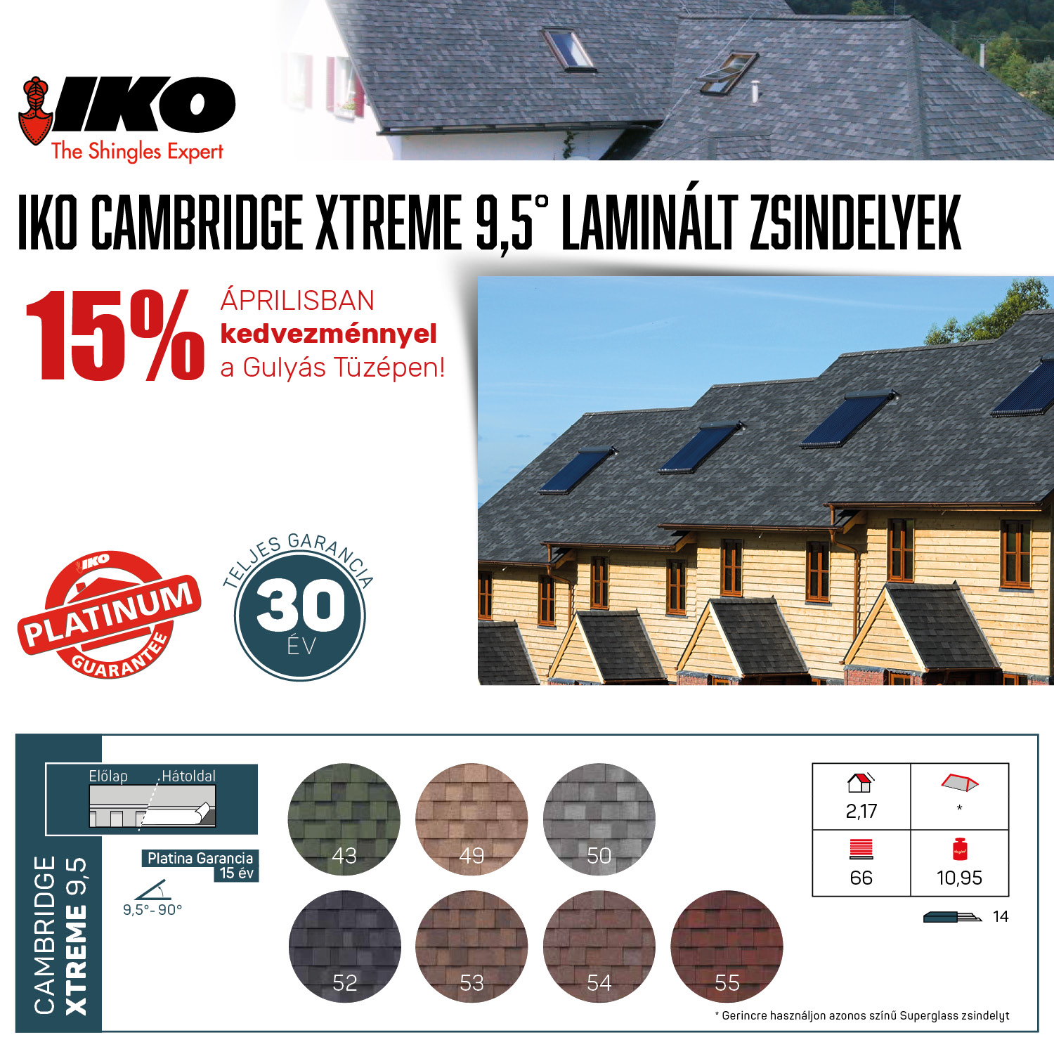 IKO Zsindelyek - 15% kedvezménnyel!
