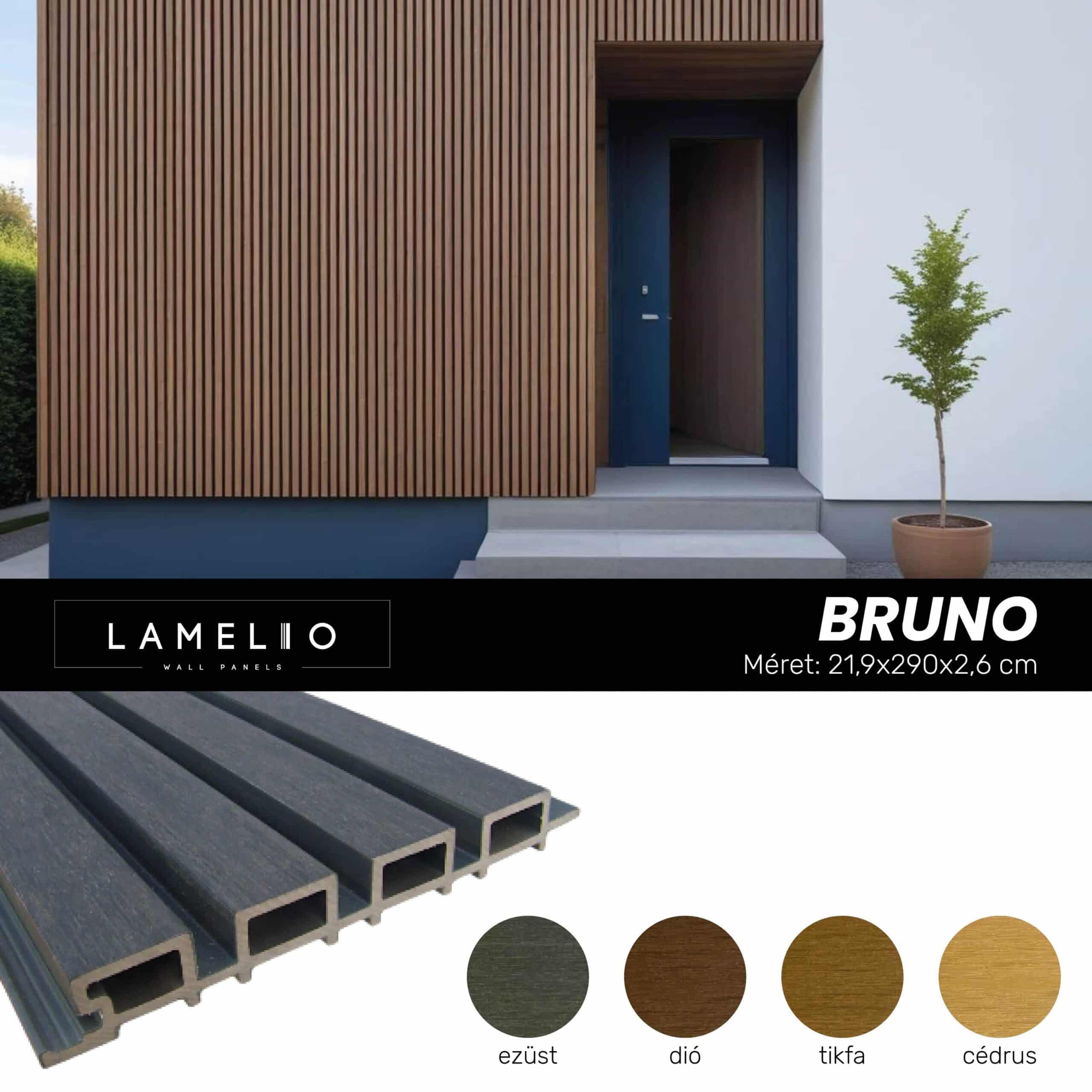 Lamelio BRUNO - kültéri burkolat