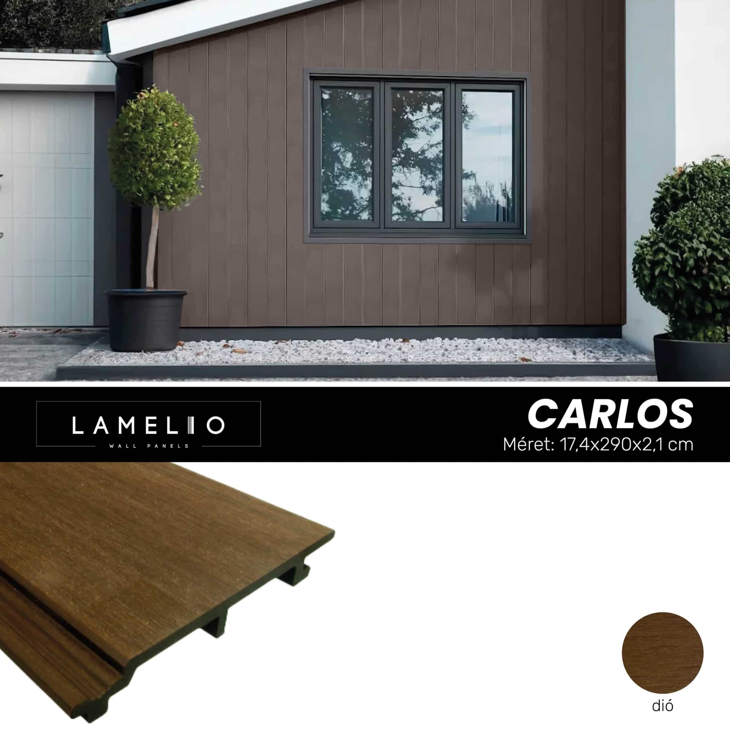 Lamelio CARLOS - kültéri burkolat