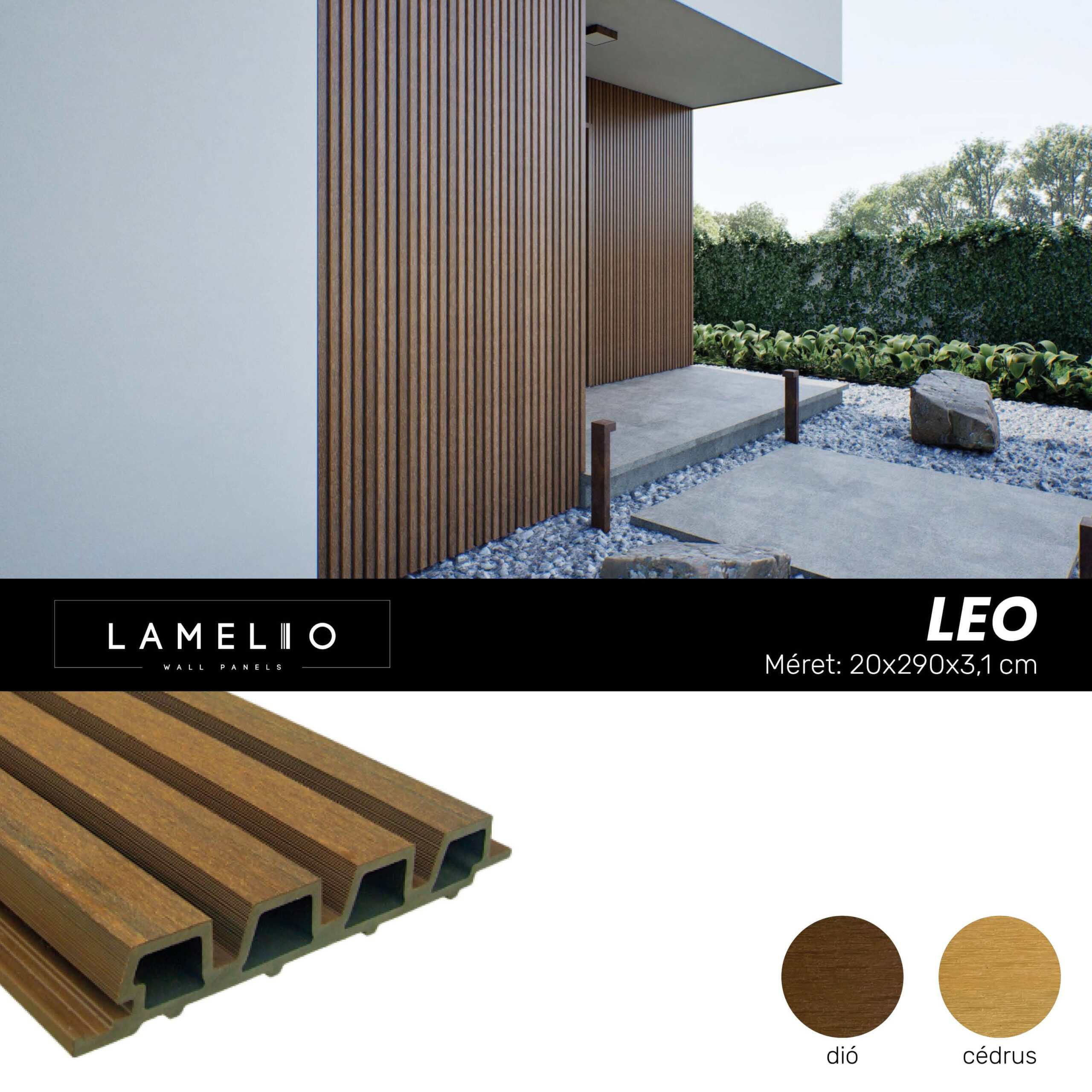 Lamelio LEO - kültéri burkolat