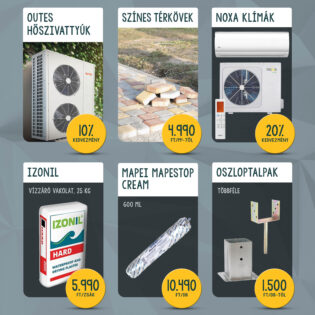 Júniusi kiemelt építóanyag akcióink!