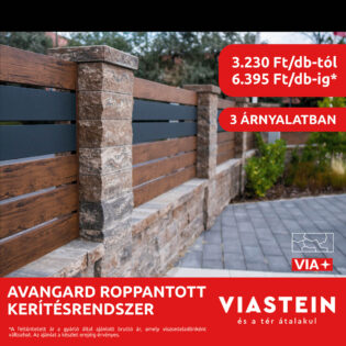Viastein - Avantgard Roppantott kerítésrendszer