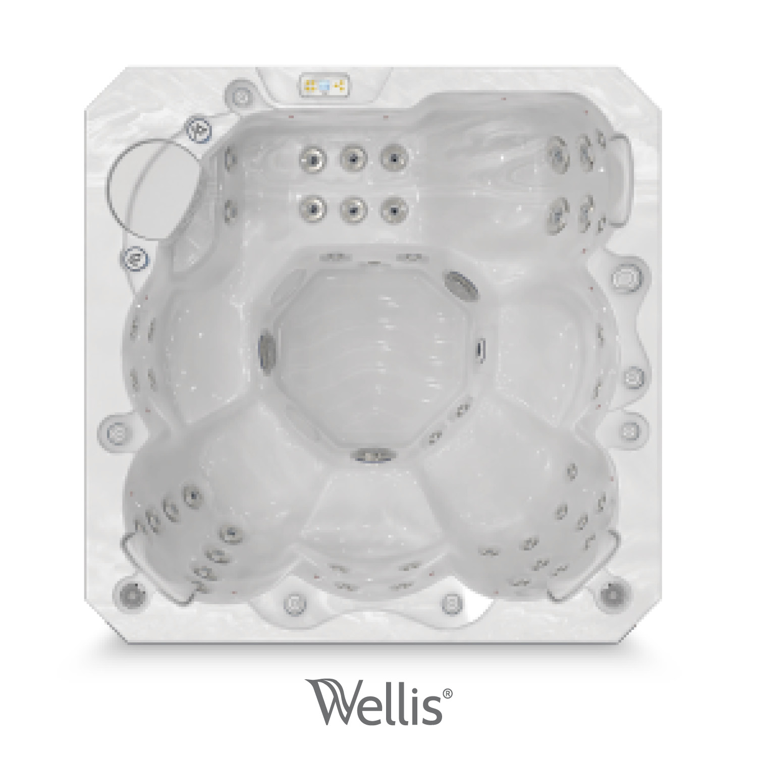 Wellis Prague jakuzzi thermotetővel
