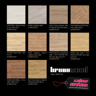 A hónap szárja - Kronowood laminált parketták