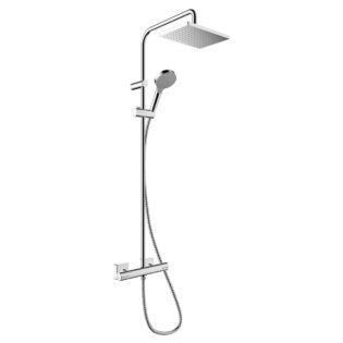 HANSGROHE Vernis Shape Showerpipe 230, 1 jet, termosztáttal, króm