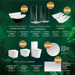 Wellis kiemelt akciók - 20% kedvezmény!